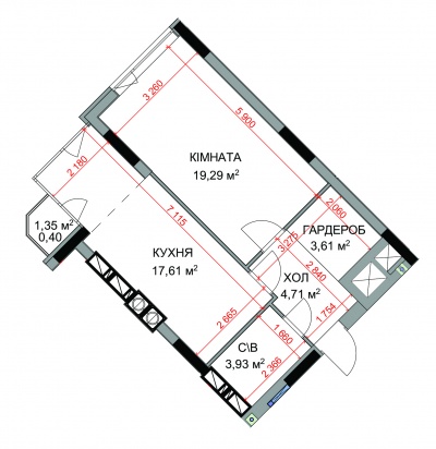 Квартира 1В