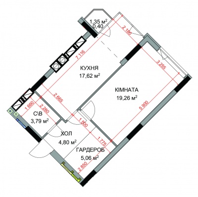 Квартира 1А