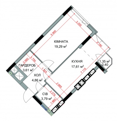 Квартира 1Б