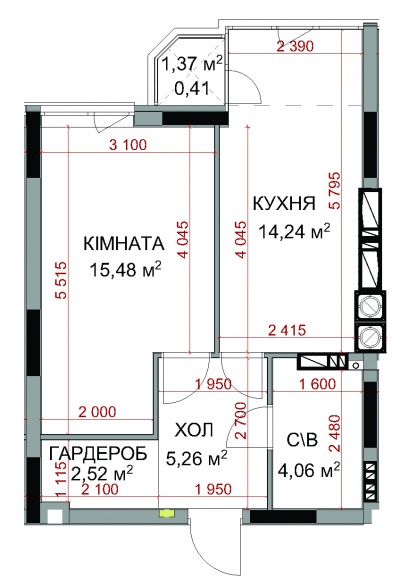 Квартира 1Д