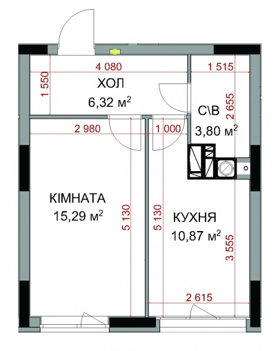 Квартира 1Д