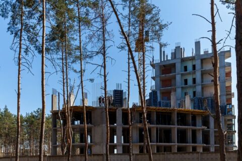 Ход строительства 23 квітня 2020		